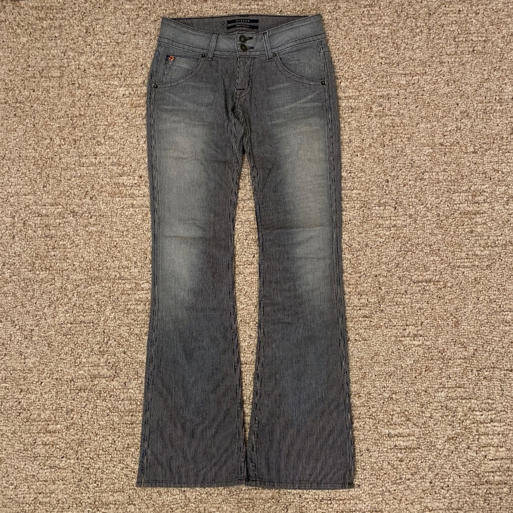 Hudson pin stripped jeans